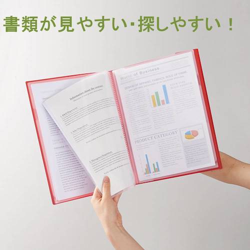 KING JIM Holsack C Holder F (transparent) Red 6191TW-R 1 pc