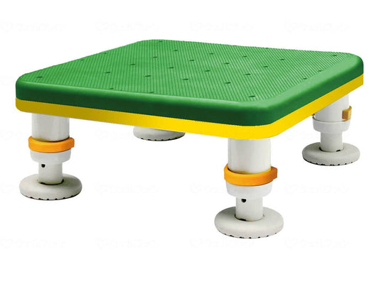 Shinei Techno Diamond Touch Bathtub Stand Compact Size Lime Green 10-15