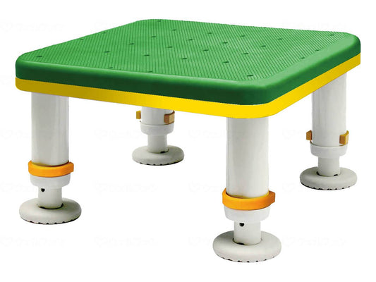 Shinei Techno Diamond Touch Bathtub Stand Compact Size Lime Green 15-25