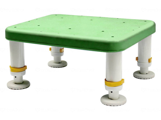 シンエイテクノﾀﾞｲﾔﾀｯﾁ浴槽台　ﾚｷﾞｭﾗｰｻｲｽﾞ ｸﾞﾘｰﾝ 10-15