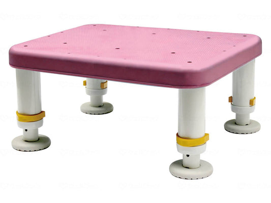 シンエイテクノﾀﾞｲﾔﾀｯﾁ浴槽台　ﾚｷﾞｭﾗｰｻｲｽﾞ ﾋﾟﾝｸ 15-25