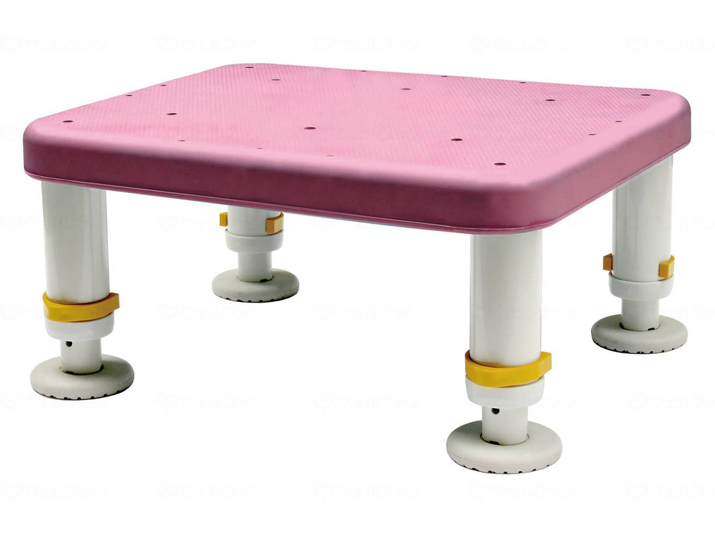 シンエイテクノﾀﾞｲﾔﾀｯﾁ浴槽台　ﾚｷﾞｭﾗｰｻｲｽﾞ ﾋﾟﾝｸ 10-15