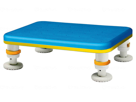 シンエイテクノﾀﾞｲﾔﾀｯﾁ浴槽台　ﾚｷﾞｭﾗｰｻｲｽﾞ ｱｸｱﾌﾞﾙｰ 10-15