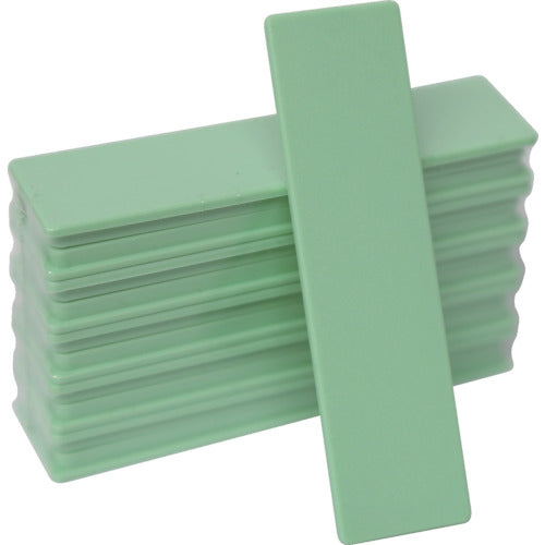 Japan Statistics Machine Magnetic Single-Sided Name Tag 22X82 10pcs Green S25-1GN 1 PK