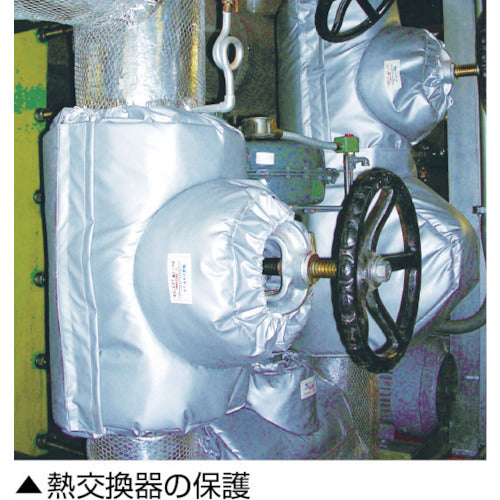 ヤガミ　フランジ用保温ジャケット【ＨＪＦＬ１００４０Ｆ】　TJF-40A　1 個