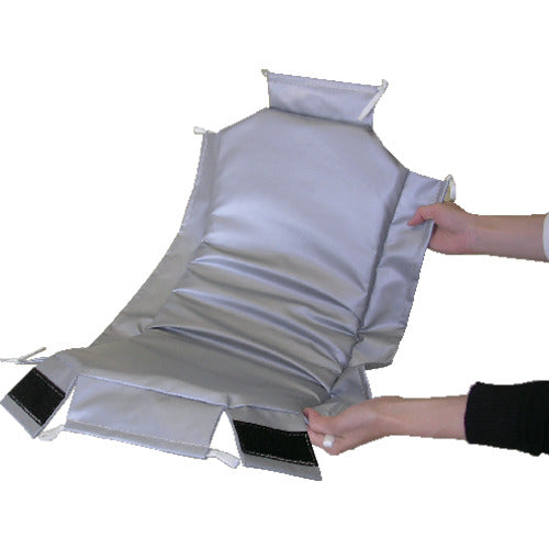 ヤガミ　配管保護材　グローブバルブ用保温ジャケット【ＨＪＧＬ１００２０Ｆ】　保温厚１５ｍｍ　１３０×１９０ｍｍ　TJVG-20A　1 個