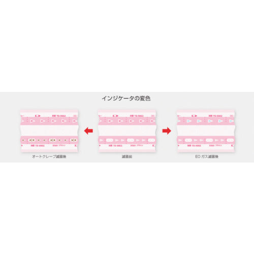 日油技研　滅菌バッグ　オートクレーブ　滅菌／ＥＯガス滅菌　両用バッグ　ロールタイプ　ＴＳ−５００４　TS-5004　1 巻