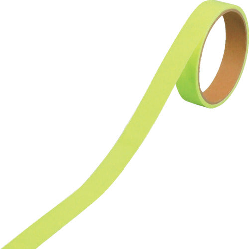 Midori-Juji High Brightness Luminous Fluorescent Tape CKT2002 20mm width x 2m Fluorescent Lemon Yellow 409002 1 roll