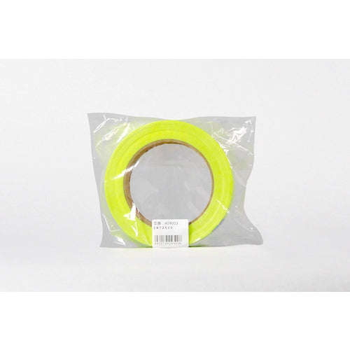Midori-Juji High Brightness Luminous Fluorescent Tape CKT2510 25mm width x 10m Fluorescent Lemon Yellow 409003 1 roll