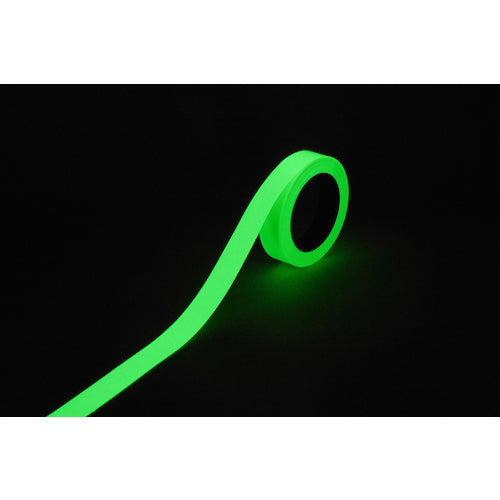 Midori-Juji High Brightness Luminous Fluorescent Tape CKT2510 25mm width x 10m Fluorescent Lemon Yellow 409003 1 roll
