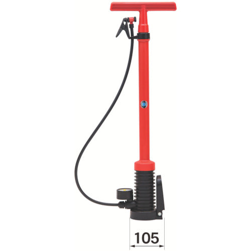 FURUPLA 다이어 펌프 공기 넣어 압력 게이지 레드 910-R 1 개