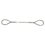 ニッコウ　Ｗスリング　全長２ｍ　スリング径６ｍｍ　WR-6S2　1 本