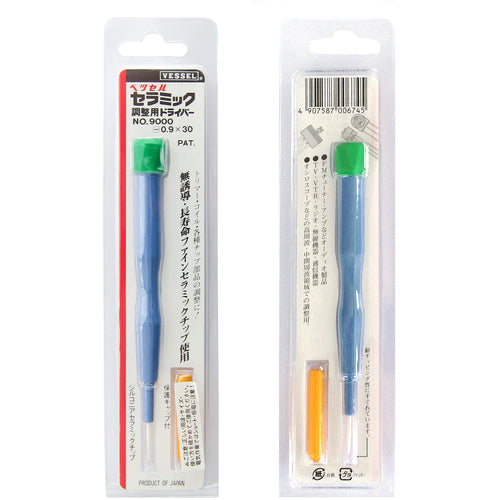 VESSEL Ceramic Adjustment Driver 9000-0.9X30 9000-0.9-30 1 piece