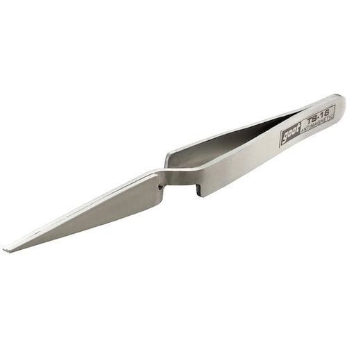 GUT Reverse Action Tweezers, Fine Tip, Small, TS-16, 1 pc