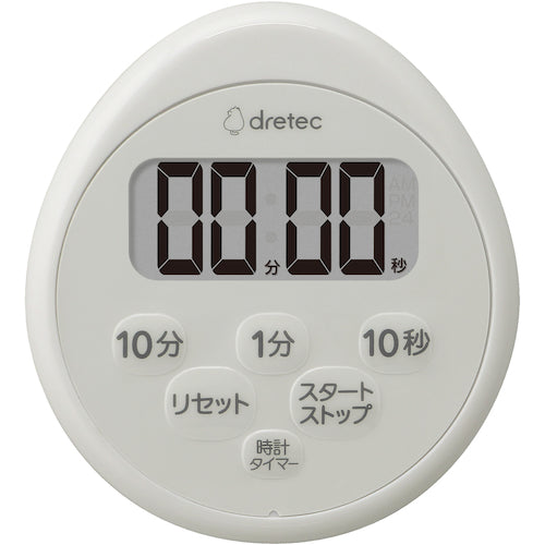 ｄｒｅｔｅｃ　時計付防水タイマー　ライトグレー　T-611LG　1 台