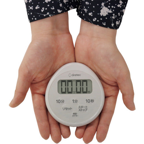 dretec 시계 부착 방수 타이머 라이트 그레이 T-611LG 1대
