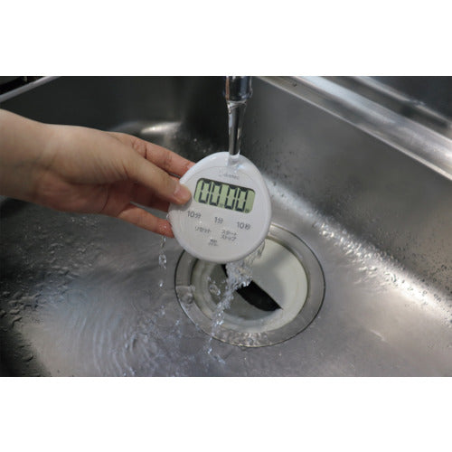 dretec 시계 부착 방수 타이머 라이트 그레이 T-611LG 1대