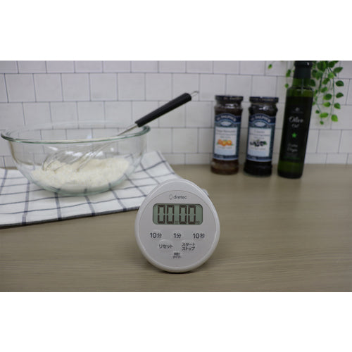 dretec 시계 부착 방수 타이머 라이트 그레이 T-611LG 1대