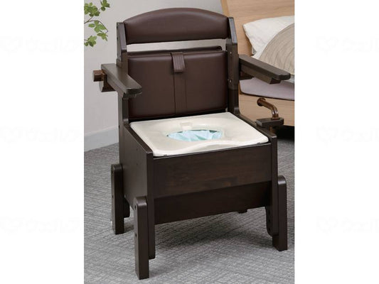 Japan Safety Laptop Pret (S) Dark Brown Soft Toilet Seat