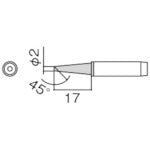 白光　こて先　２ＢＣＺ型　900M-T-2BCZ　1 本