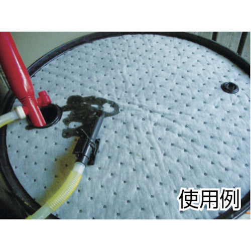 ＪＯＨＮＡＮ　吸収材（シートタイプ）　油吸収材　ドラム缶用マット　（２５枚入）　油吸収量２０Ｌ　AD550　1 箱