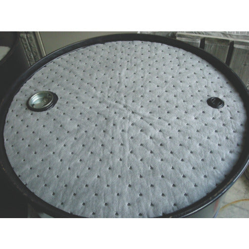 ＪＯＨＮＡＮ　吸収材（シートタイプ）　油吸収材　ドラム缶用マット　（２５枚入）　油吸収量２０Ｌ　AD550　1 箱