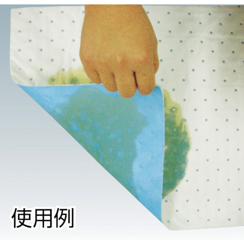 JOHNAN 오일 흡수재 아브라톨 편면 필름 부착 시트 50×40×0.4cm 100장입 PC50F 1상자