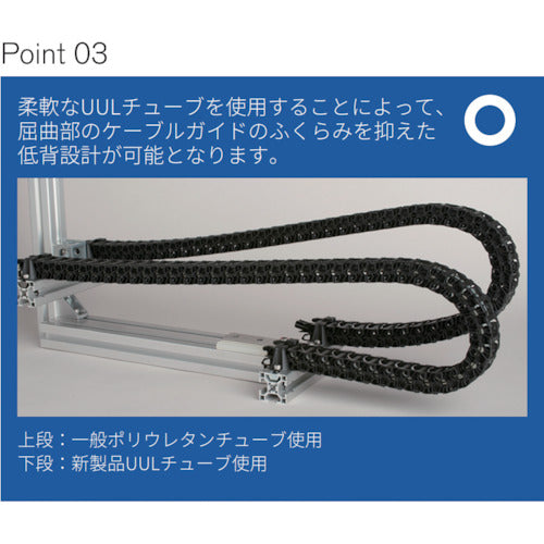 潤工社　低摩擦超極軟質ポリウレタンチューブＵＵＬ　１０Ｘ６．５ｍｍ　２０ｍ　乳白　18L-10-N-20　1 巻