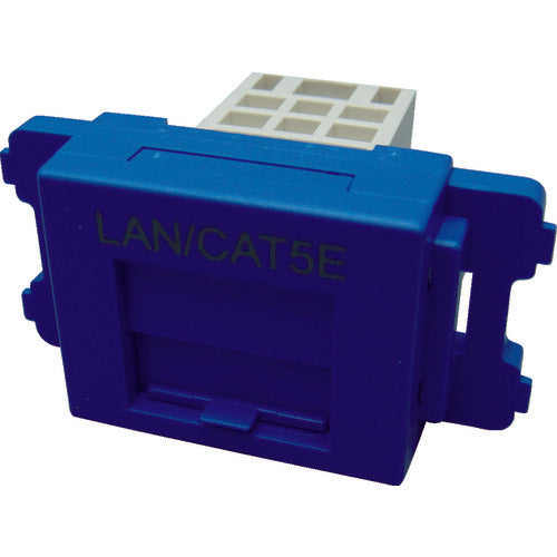 PANDUIT 카테고리 5 EJIS 플레이트 용 잭 키트 블루 JAOSSP58BU 1 개