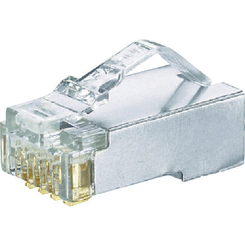 ＰＡＮＤＵＩＴ　シールド付きモジュラープラグ　ＬＡＮコネクタ　カテゴリ５Ｅ　１００個入り　ＭＰＳ５８８−Ｃ　MPS588-C　1 袋