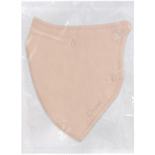 IRIS 296470 DAILY FIT MASK 입체 보통 사이즈 30매입 핑크 베이지 RK-F30SPB 1상자