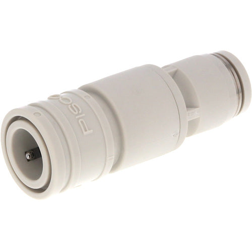PISCO Light Coupling 15 Series Plug Straight One-Touch Fitting Type 6mm Light Gray CPP15-6W 1 pc