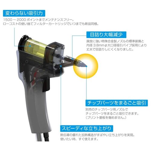 ＨＯＺＡＮ　ハンダ吸取機　ＨＳ−８０２　HS-802　1 Ｓ