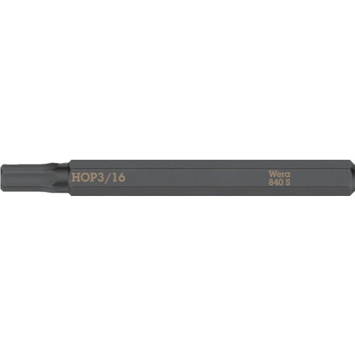 Ｗｅｒａ　貫通専用差替ビット　インチサイズ　対辺３／１６　018156　1 本