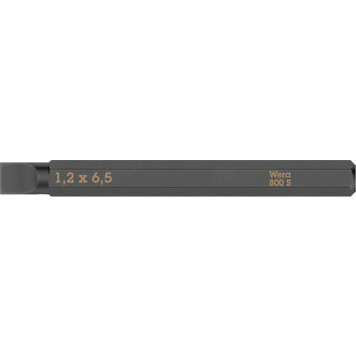 Ｗｅｒａ　貫通専用差替ビット　マイナス６．５×１．２ｍｍ　018142　1 本