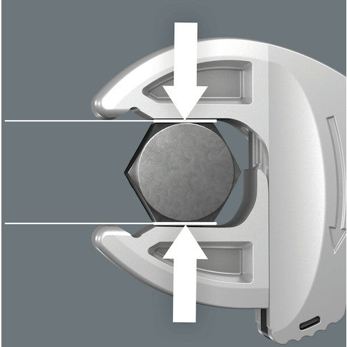 Wera 6004 Insulated self-adjusting ratchet spanner, jaw opening 13-16mm, 020152, 1 piece