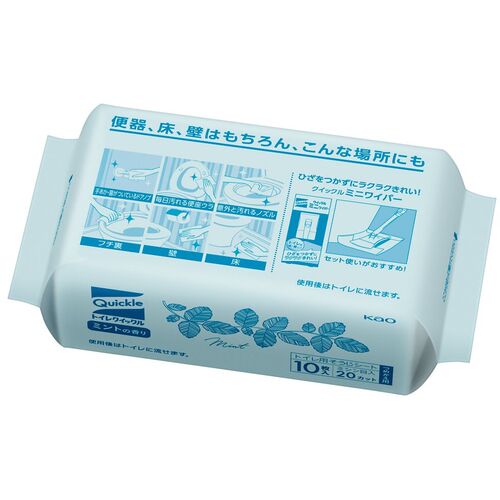 Ｋａｏ　トイレクイックル　容器入　１０枚入　283061　1 CS