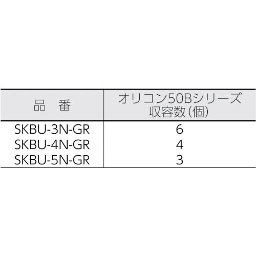 サンコー　ネスティングコンテナー　２００００５　サンバケット＃３Ｎグリーン　SKBU-3N-GR　1 個