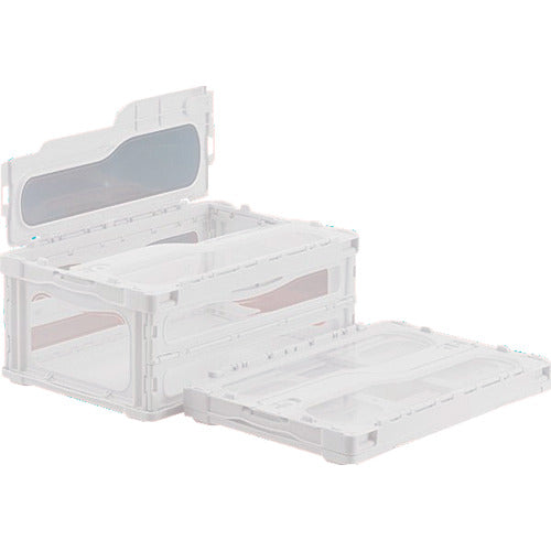 산코 뚜껑 일체형 접이식 컨테이너 559130 마드콘 라이트 C-30B 화이트 SKMLO-C-30B-WH 1 개