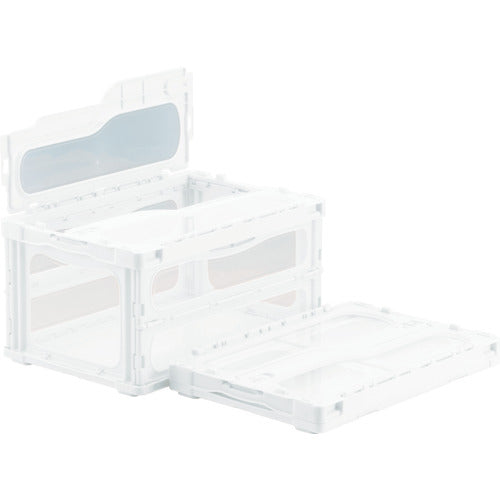산코 뚜껑 일체형 접이식 컨테이너 559150 마드콘 라이트 C-40B 화이트 SKMLO-C-40B-WH 1 개