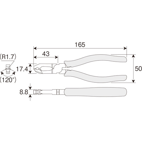 ＨＯＺＡＮ　チェーンプライヤー　P-221　1 丁