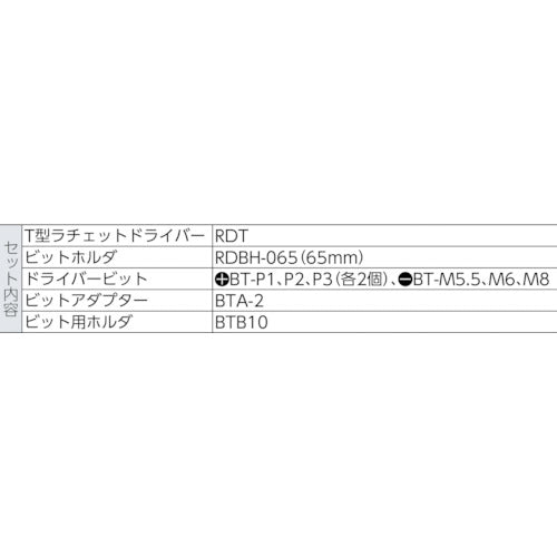 TONE T형 래칫식 드라이버 세트 12점 세트 RDT10S 1 S