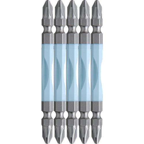 アネックス　ドライバービット（トーションタイプ）　刃先＋２×全長８５ｍｍ　（カラー５本入）　ACTP5-2085　1 PK