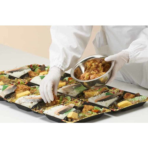 ＳＨＯＷＡ　ニトリルゴム使い捨て手袋　Ｎｏ８８４　ニトリスト・ホワイト１００枚入　Ｌサイズ　NO884-L　1 箱