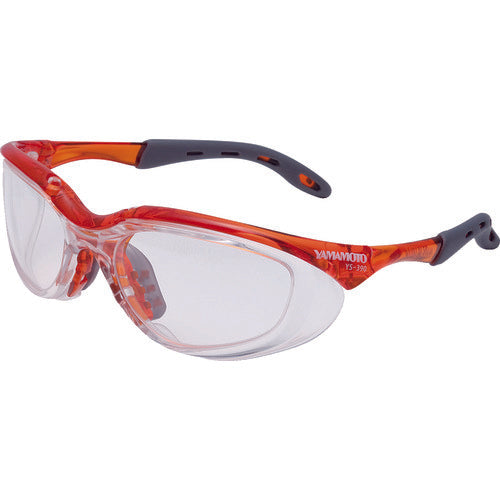 YAMAMOTO Protective Glasses, 2-Lens Type, PET-AF YS-390 PET-AF ORG, 1 pc