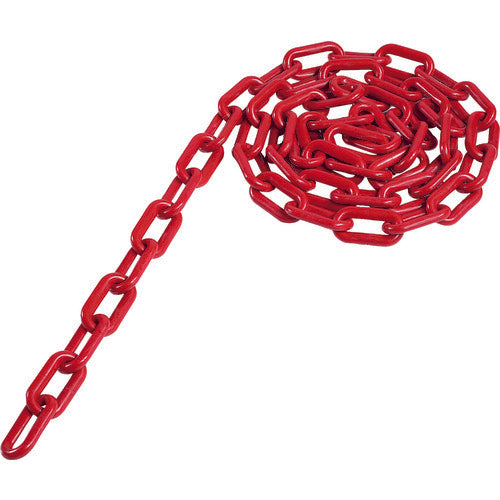 CAR-BOY Color Plastic Pole Chain 2M Red CP22 1 piece