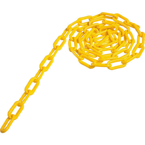 CAR-BOY Color Plastic Pole Chain 2M Yellow CP23 1 piece