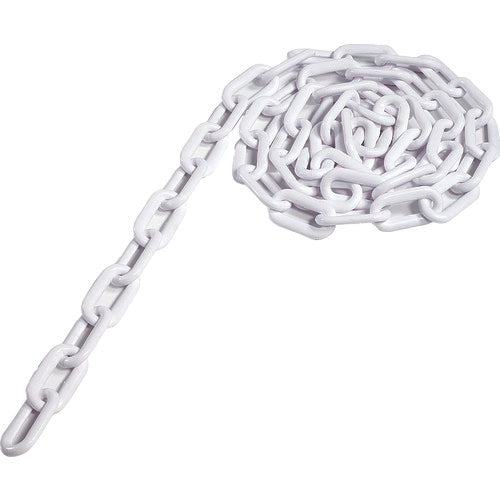 CAR-BOY 컬러 플라폴 체인 2M 화이트 CP25 1개