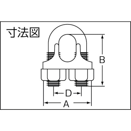 ＴＲＵＳＣＯ　まとめ買い　ワイヤークリップ　スチール製　３ｍｍ用　（１００個入）　TWC-03-100P　1 箱