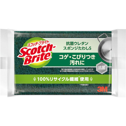 3M 스폰지 스카치 브라이트 항균 우레탄 스폰지 긁힘 S-21KS 1 PK